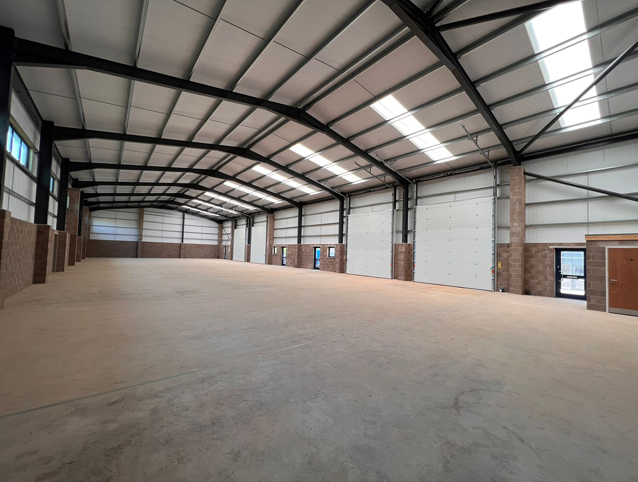 Bakery turnkey project empty buiding